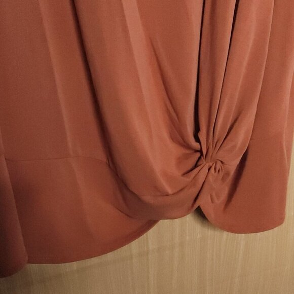 Torrid Rusty Orange Silky Tunic Tank Top 3X - Picture 3 of 6